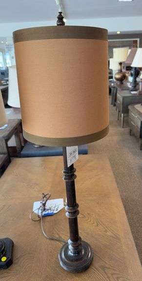 9994EBY EBONY BFT  LAMP 37" - MURRAY FEISS IMPORT LLC & L1054B BUFFET LAMP 39" - BASSETT image