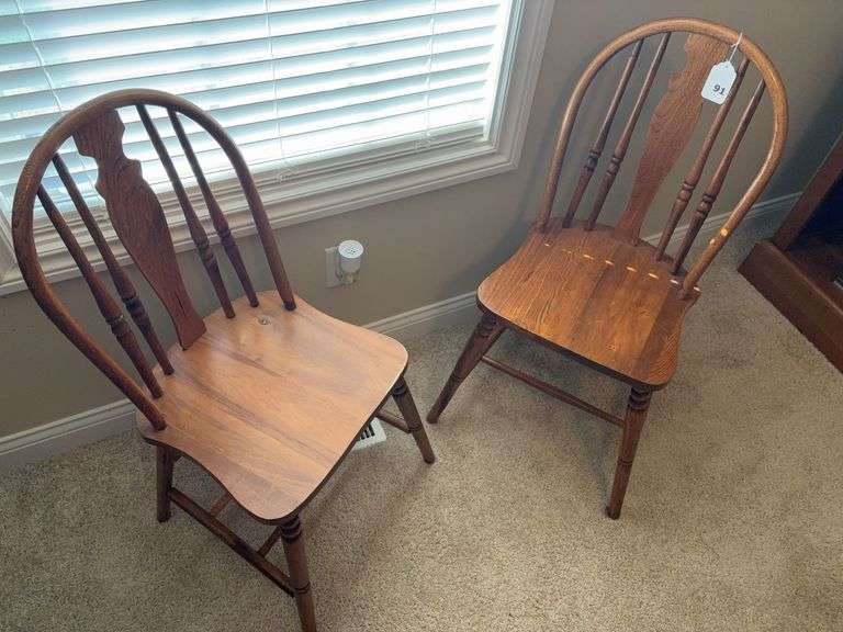 Pair of bentwood chairs image