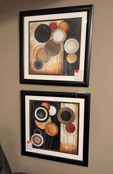 PR OF FRAMED ARTWORK PCS image