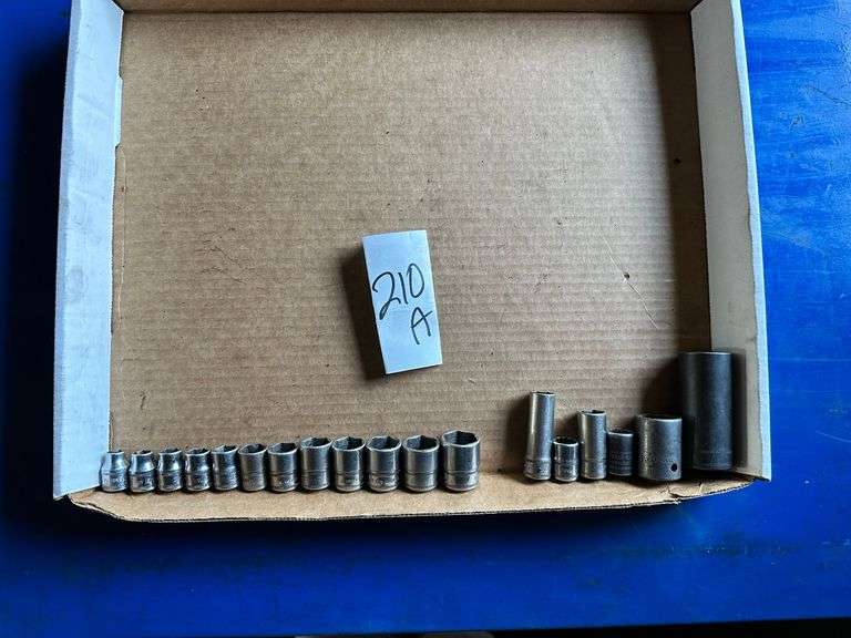 Snap-On 1/4" drive Metric Short well Sockets image