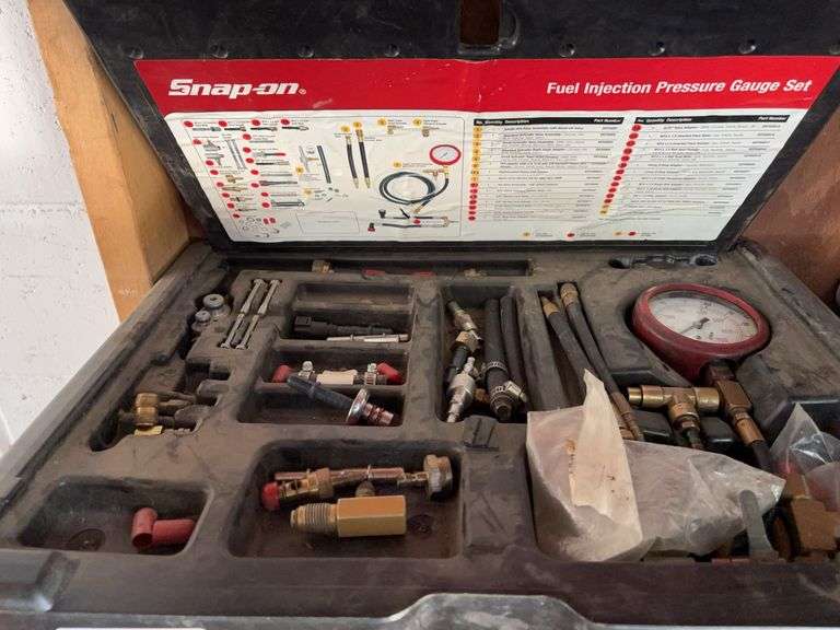 Snap On Master Fuel Injection Pressure Gauge Set image