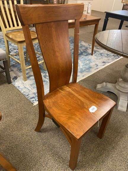 High curved back chair 18.5” seat image