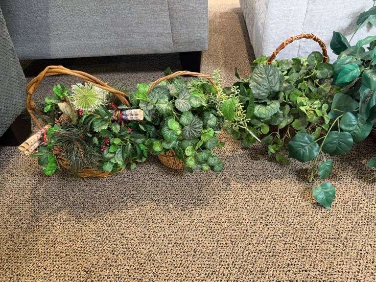 6 artificial floral arrangements image