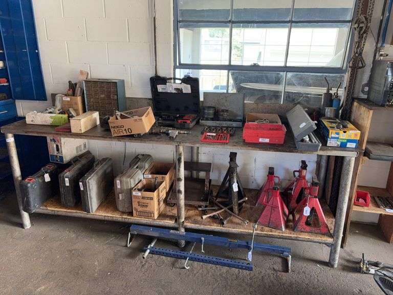 Steel top workbench image