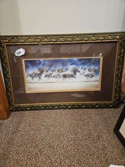 1 African Art - BAFFOUR AFRICAN ART, INC. 26.5x 22" & 1 ZIMBRA 37x23.5" image