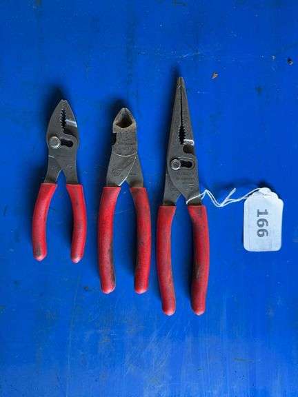 Snap-On plier set 3 pair image