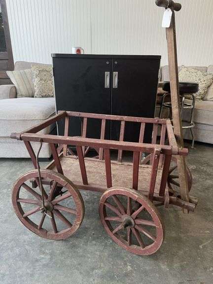 Antique Goat Cart/Wagon image