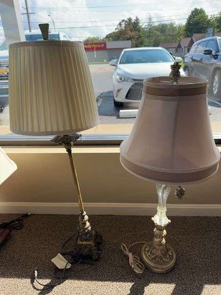 L3-1321 SILVER TABLE LAMP - STYLECRAFT HOME COLLECTION, INC. AND PT8780 VILLA GOLD BUFFET LAMP - STYLECRAFT HOME COLLECTION, INC. image
