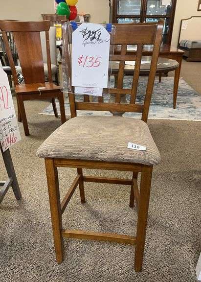 24" UPHOLSTERED BARSTOOL - LIBERTY image