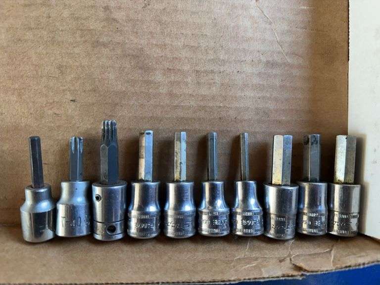Snap-On 3/8” drive Hex sockets image