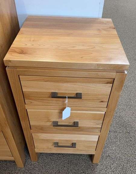 SO 2 WEST 3 DRAWER NIGHTSTAND - ARCHBOLD FURNITURE COMPANY image