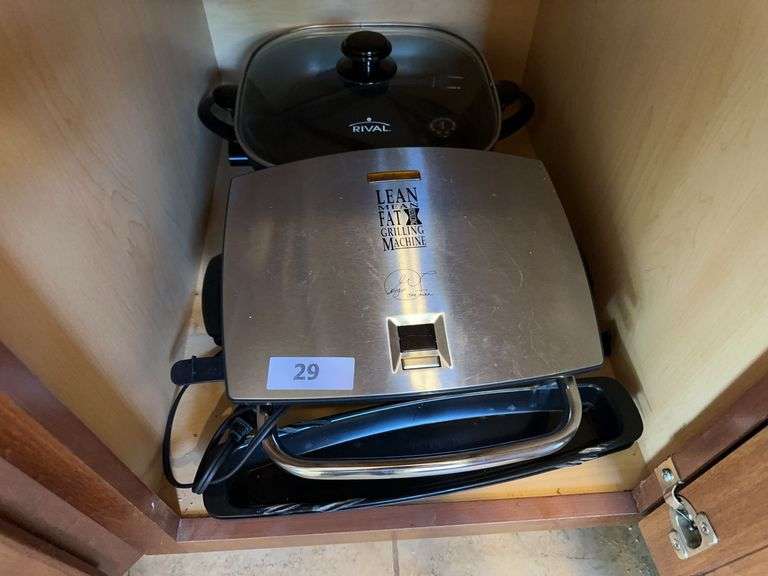 George Foreman griddle, Rival electric skillet
