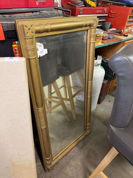 Vintage framed mirror