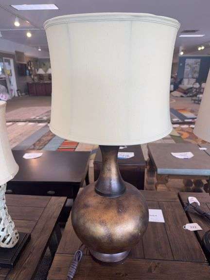 L2209T TABLE LAMP - BASSETT 35" & 9608AUB TABLE LAMP & SHADE 31" - MURRAY FEISS IMPORT LLC image