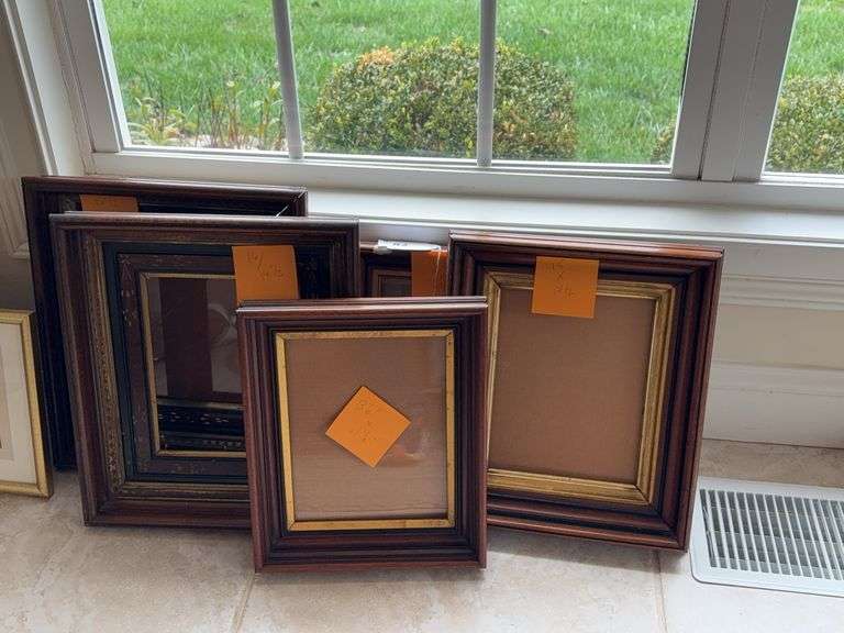 5 walnut picture frames image