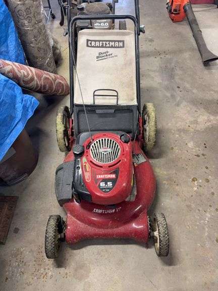 Craftsman 6.5 hp push mower w/ bagger image