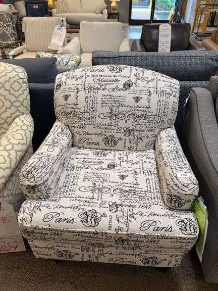 ACCENT CHAIR/THE DIZZY IRON - FUSION FURNITURE, INC. image