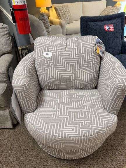 TINA SWIVEL GLIDER - BEST HOME FURNISHINGS image