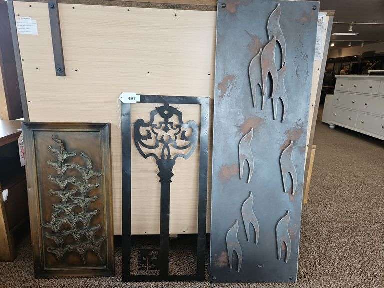 LOT OF 3  WALL DECOR BROWN - MOE'S HOME COLLECTION image