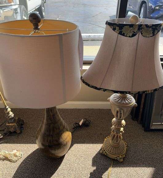 PT1619 ESTATE GOLD (STYLECRAFLAMP - LAMPS AND WV0050 ARIZONA (STYLECRAFT) LAMP - LAMPS image