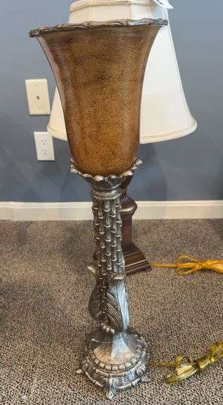PL26648 (ILLUMINATION) 28" LAMP & 9608AUB TABLE LAMP & SHADE 32" - MURRAY FEISS IMPORT LLC image