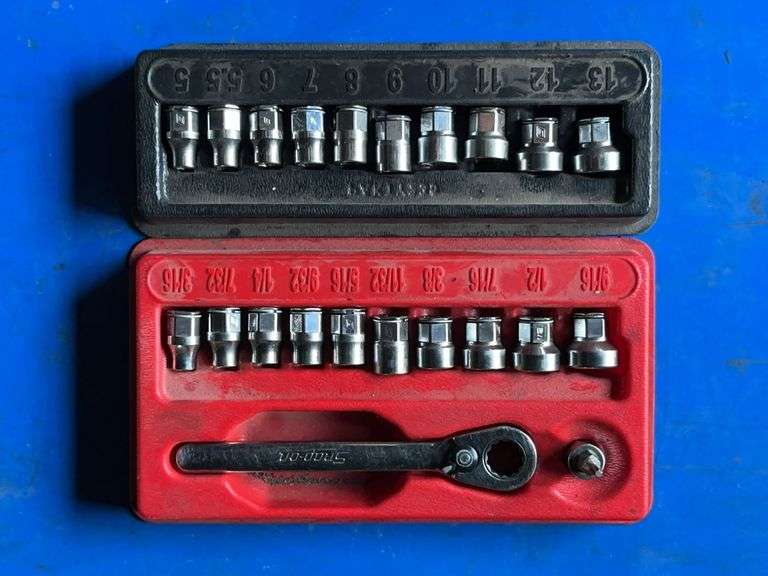 Snap-On 1/4" drive metric rachet set image