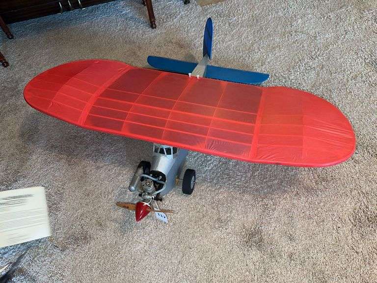 RC hobby plane with engine and Controller image