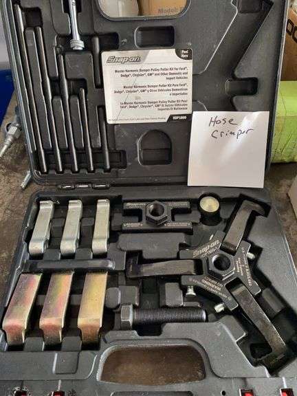 Snap-On master harmonic damper pulley puller kit image