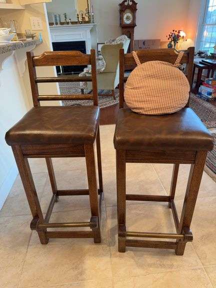 2 bar stools 31" seat height image