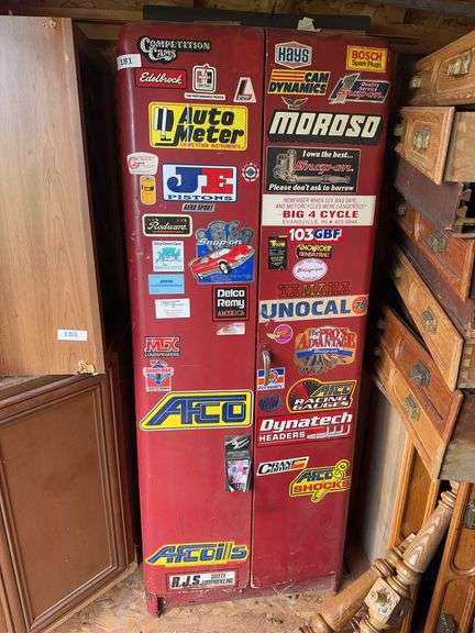 Vintage metal storage cabinet- 27” wide image