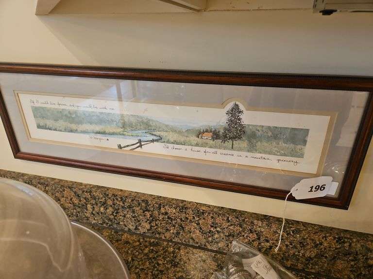 Framed Print 9x22.5" image