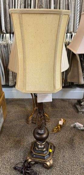97755 SWEET GINGER BUFFET LAMP 33" - STEIN WORLD & BP7076 MILANO GOLD 32" (STYLECRAFLAMP - LAMPS image