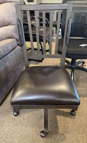 BLACK OFFICE CHAIR - ASPEN HOME image
