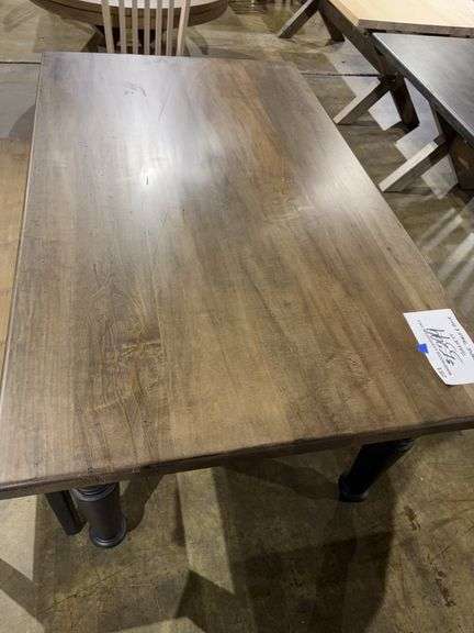 BASSETT SOLID MAPLE TABLE & BASE image