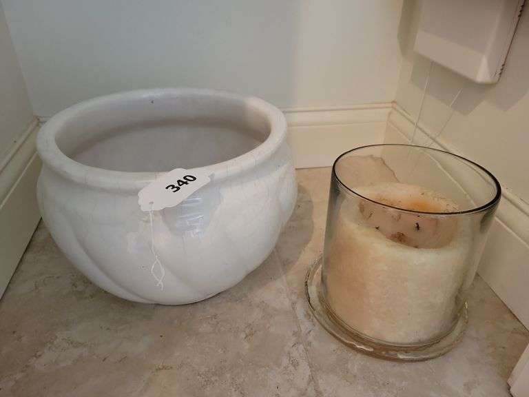 Ceramic Planter, Large Candle Holder image