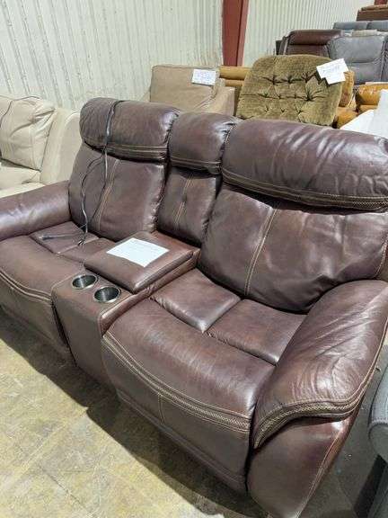 DBL. RECLINING CONSOLE LST P HDRST - SOUTHERN MOTION image