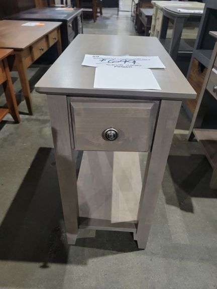 ALDER CHAIRSIDE TABLE- SOLID AMISH WOOD image