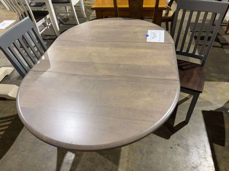 AMISH MADE TABLE & 2 CHAIRS image