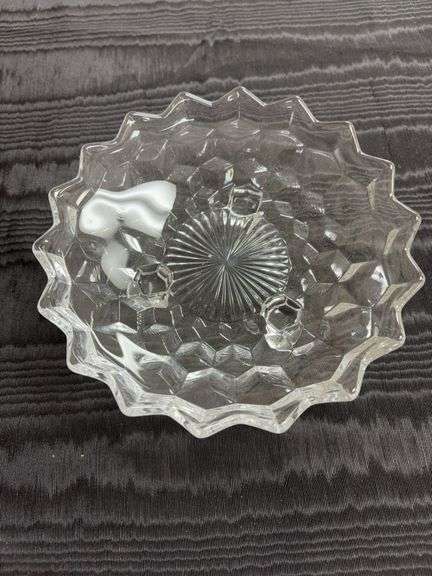 6 1/2” footed Fostoria dish image