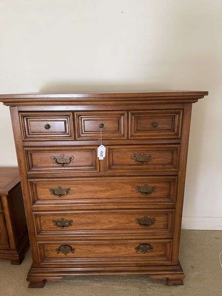 Thomasville  Monterey 5 drawer chest.  41” w  x 21” d x 48” h image