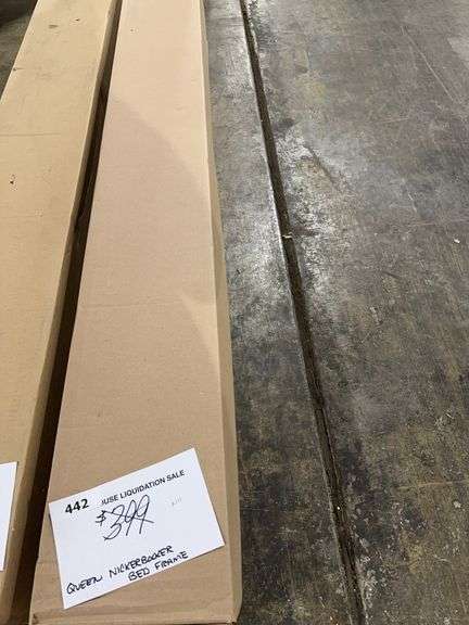Queen Nickerbocker bed frame in box image