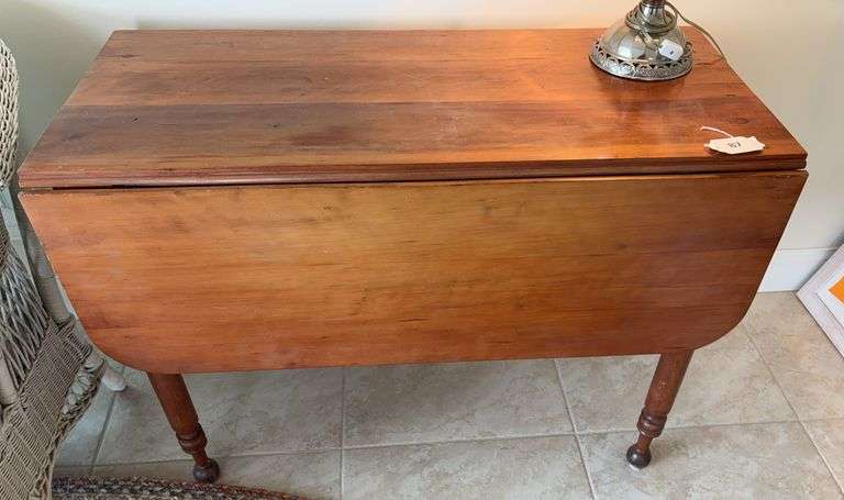 Antique drop leaf table image