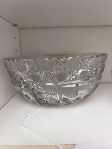 Vintage pattern glass bowls image