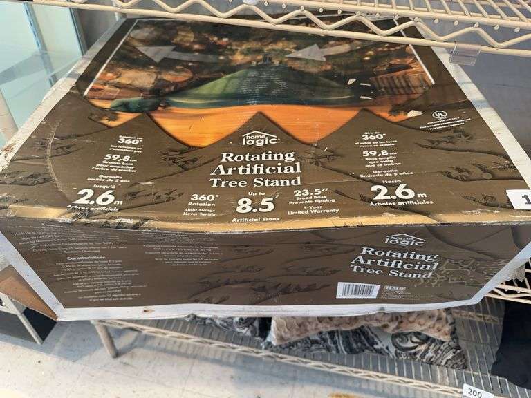 Rotating artificial tree stand image