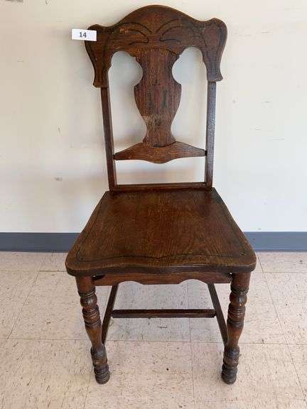 Vintage wood chair image