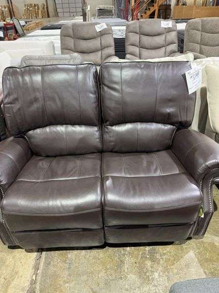 S.O. PRESCOTT LOVESEAT W/POWER - BASSETT FURNITURE IND., INC image