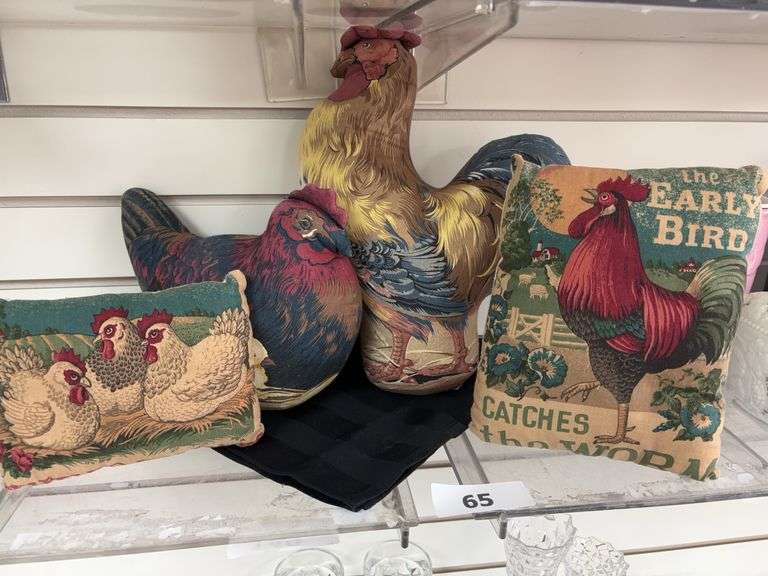 Cloth chicken and roaster pillows image