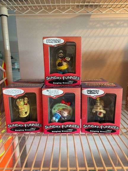 7 Sunday Funnies Hanging Ornaments image