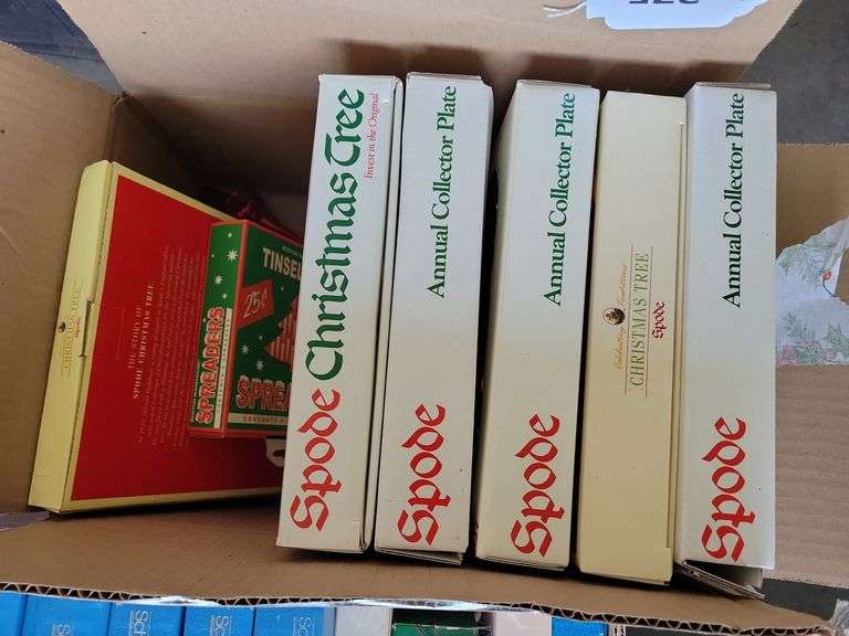 Spode Annual Collector Plates, Schmid Collectors Plates, Misc Plates, Spreaders (missing piece) image