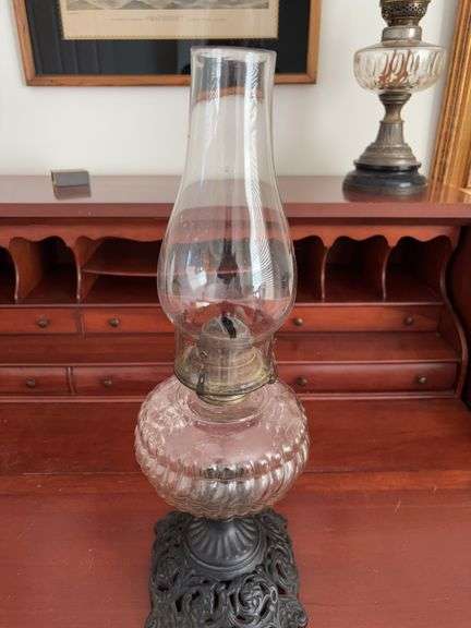Antique hurricane lantern image